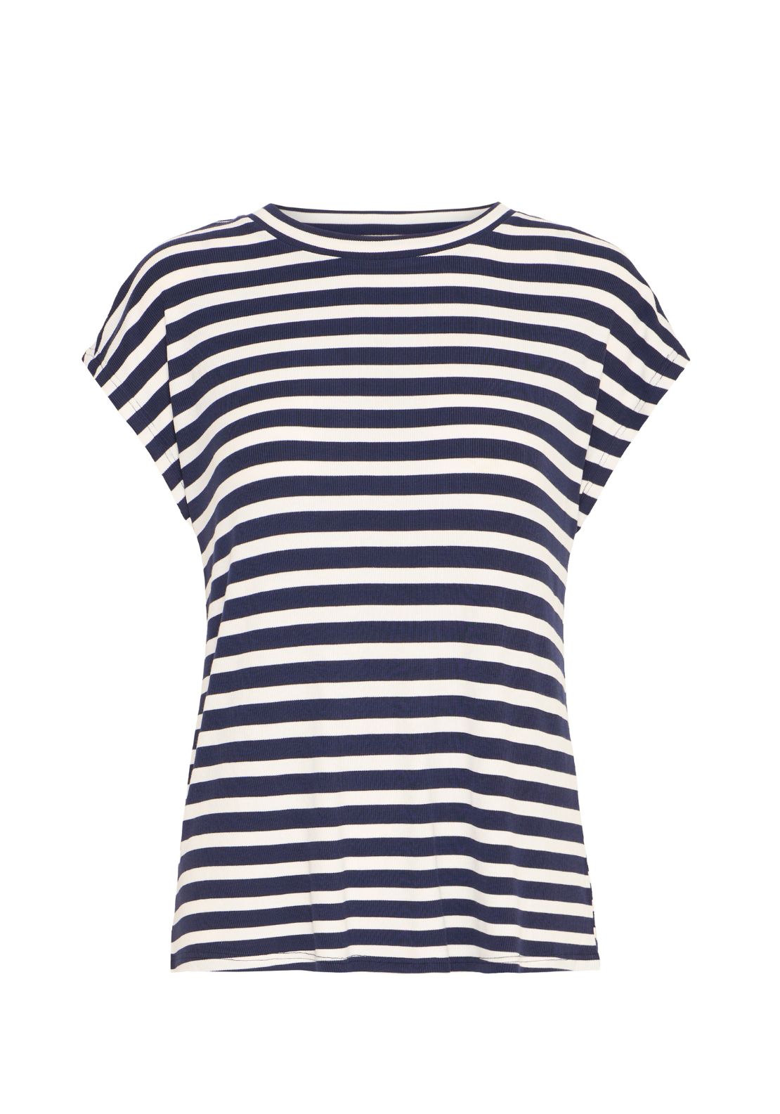 Fransa Short Sleeve T-Shirt - Navy 7 Shaws Department Stores