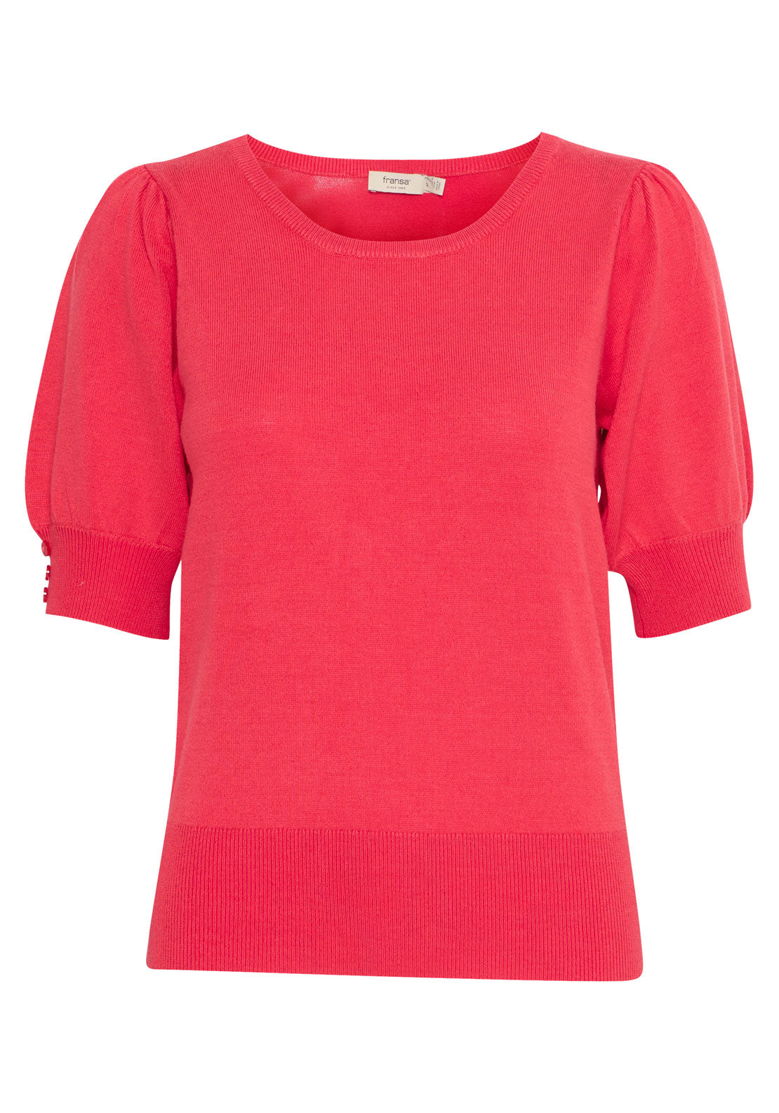 Fransa Pos Knit Pullover - Pink 6 Shaws Department Stores
