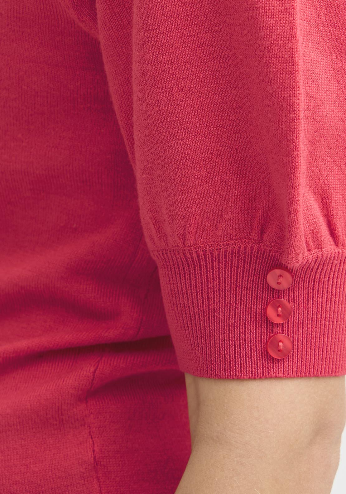 Fransa Pos Knit Pullover - Pink 3 Shaws Department Stores