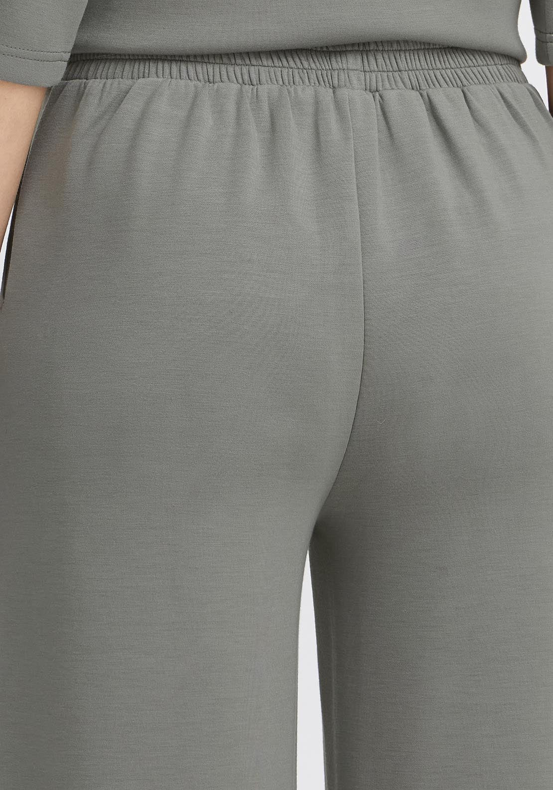 Fransa Casual Trousers - Agave Green 4 Shaws Department Stores