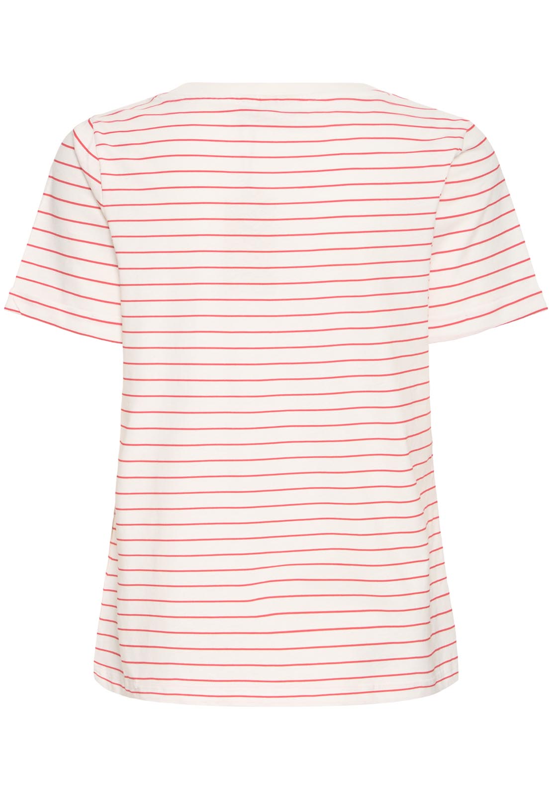 Fransa Casual Short Sleeve T-Shirt - Pink 7 Shaws Department Stores