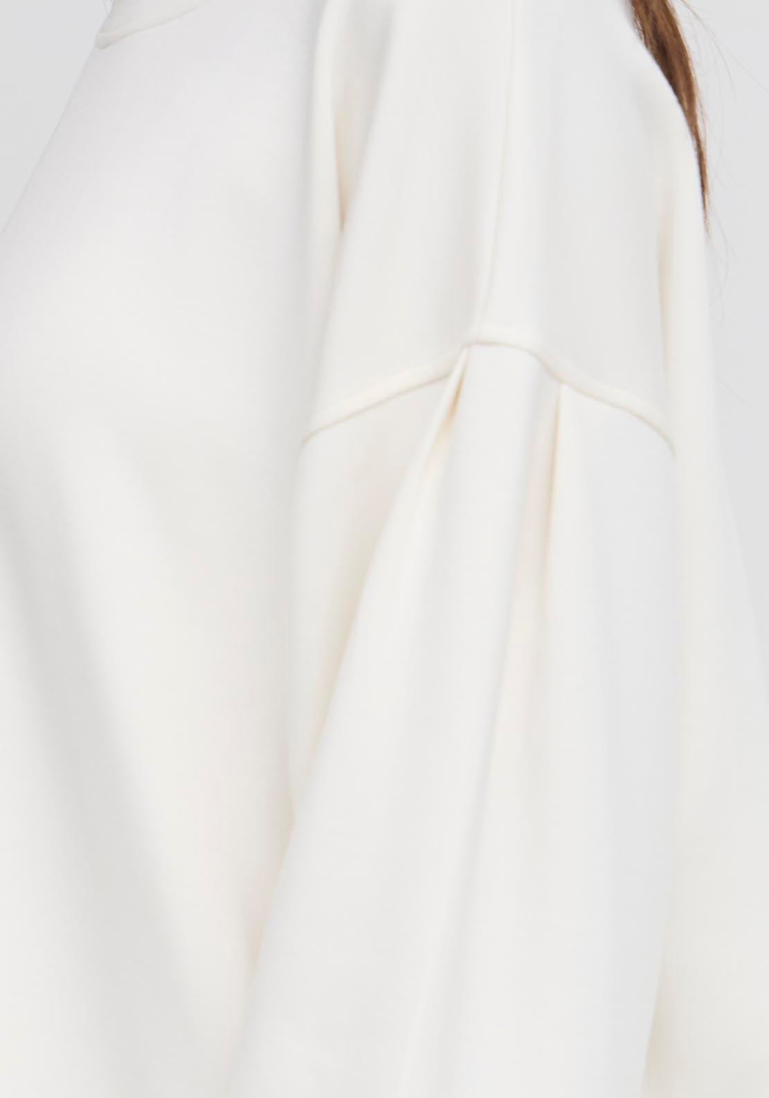 Fransa Pos Pullover - White 5 Shaws Department Stores