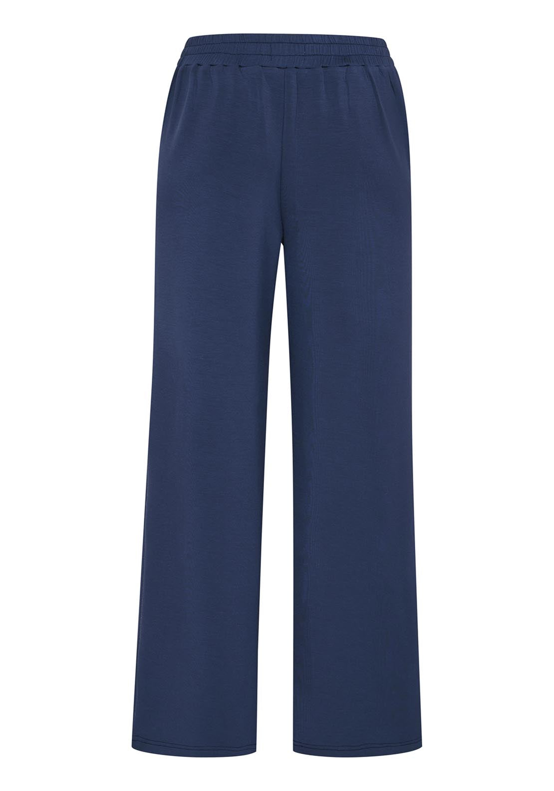Fransa Casual Trousers - Navy Blazer 6 Shaws Department Stores