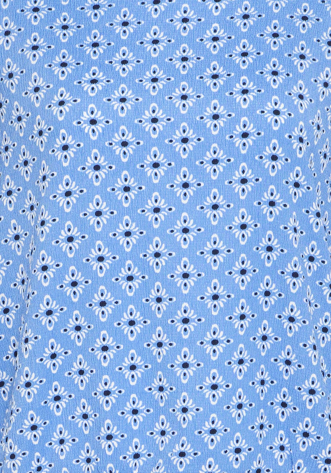 Fransa Casual 3/4 Sleeve T-Shirt - Blue 3 Shaws Department Stores