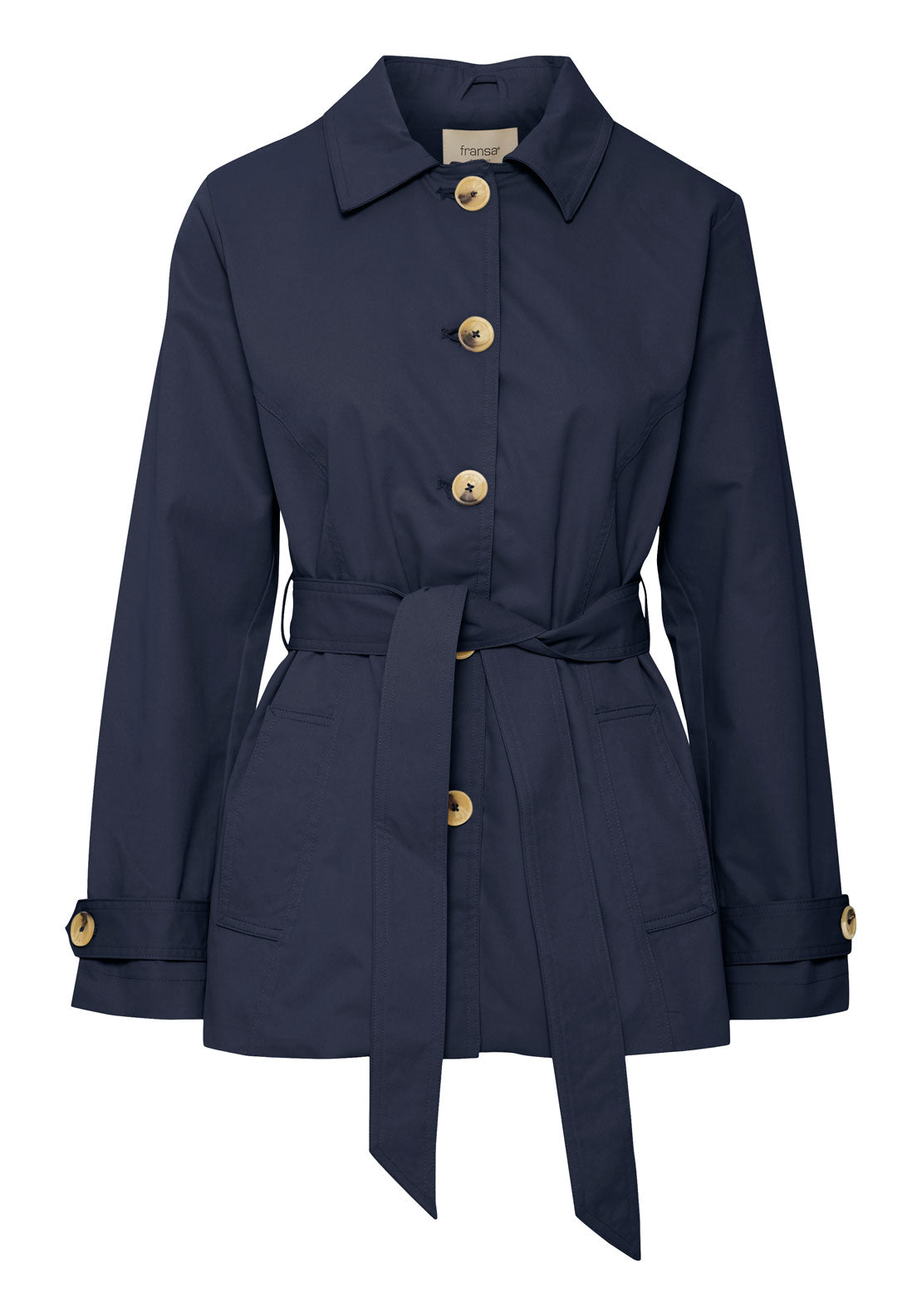 Fransa Pos Outerwear - Navy 8 Shaws Department Stores