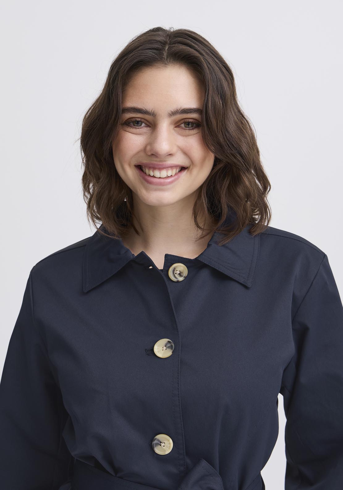 Fransa Pos Outerwear - Navy 4 Shaws Department Stores