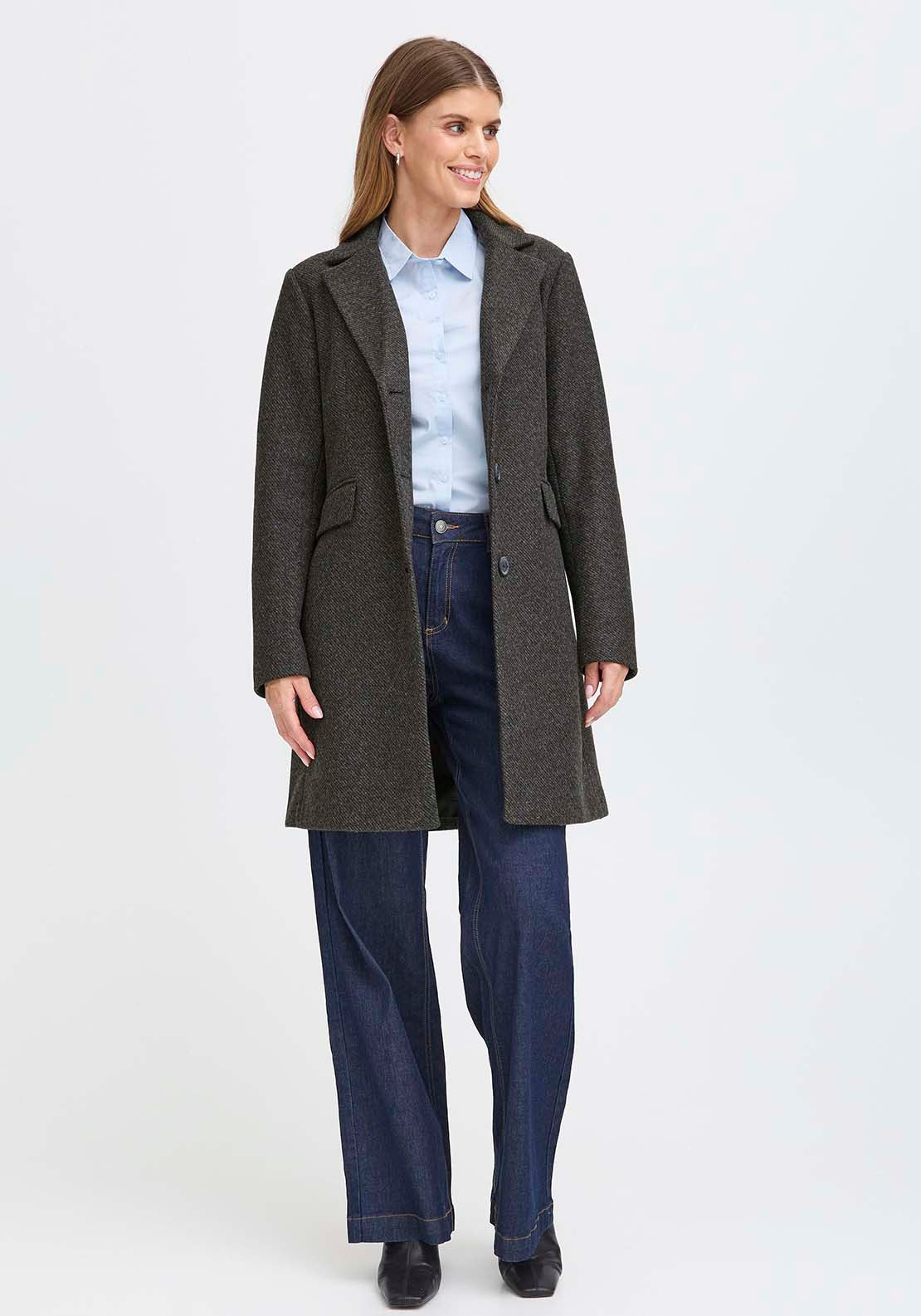 Fransa Jacket - Grey 5 Shaws Department Stores