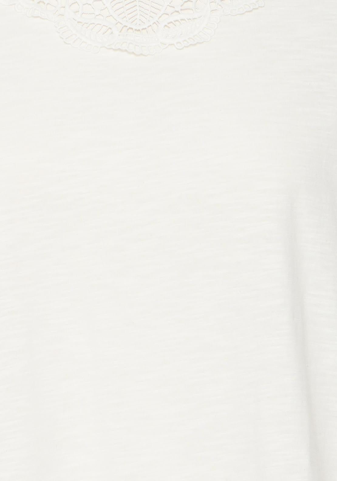 Fransa Short Sleeve T-Shirt - White 3 Shaws Department Stores
