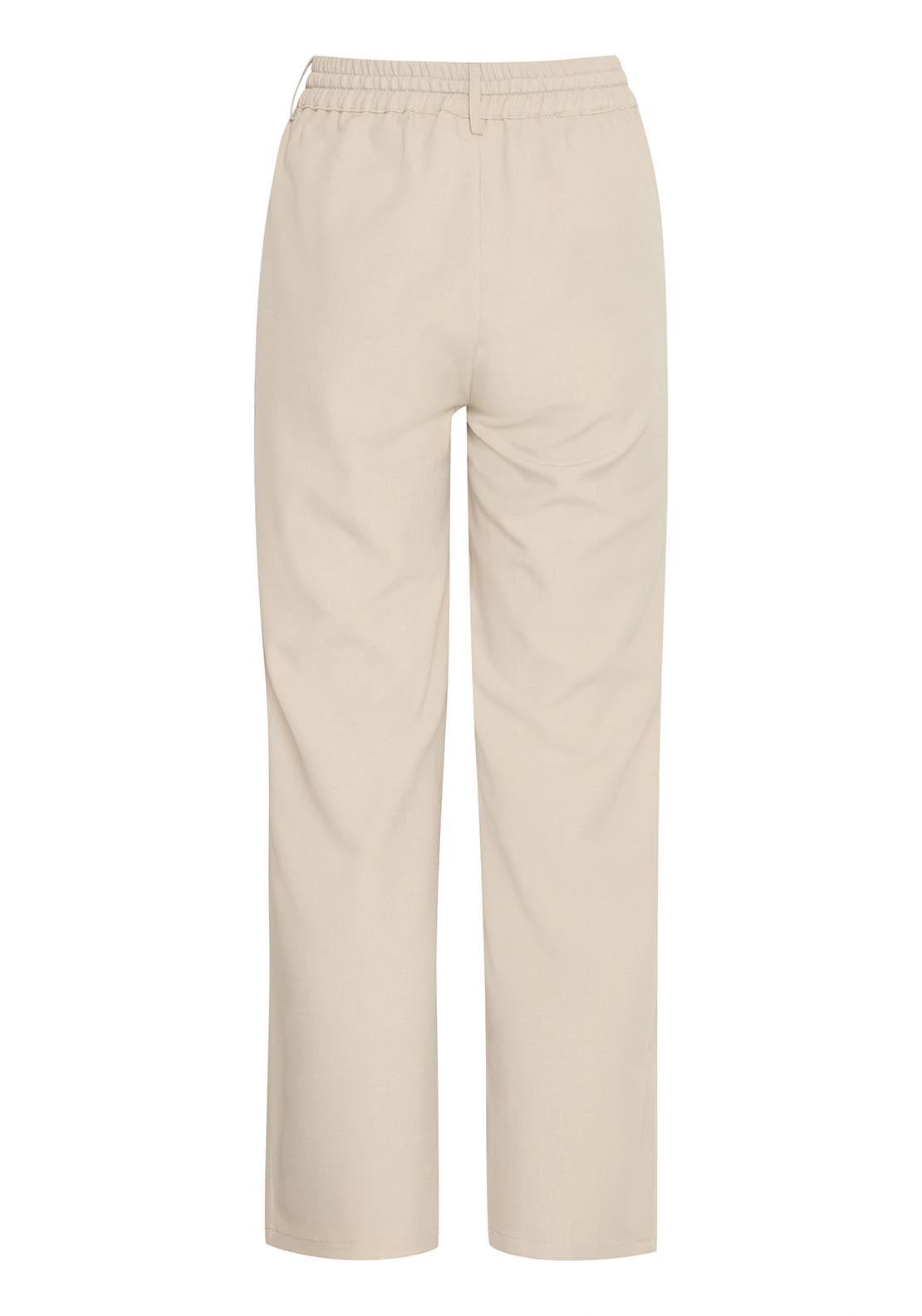 Fransa Casual Trousers - Tan 2 Shaws Department Stores