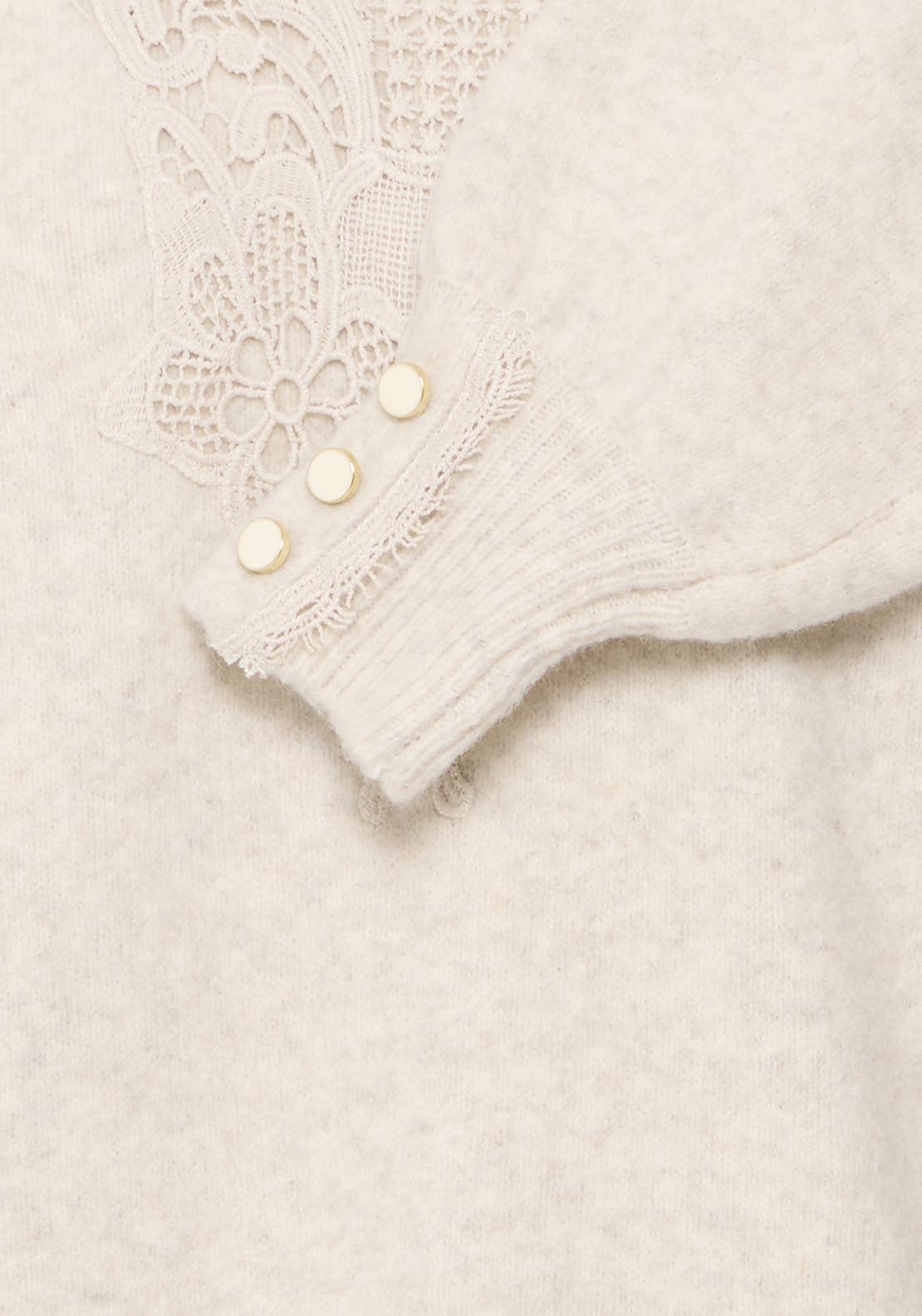 Fransa Ellen Pullover - Oatmeal Melange 6 Shaws Department Stores