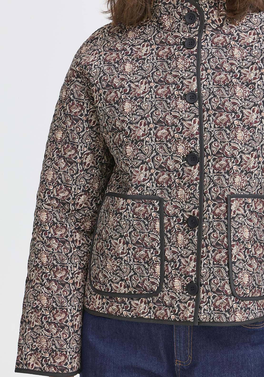 Fransa Jacket - Black Non Paisley 4 Shaws Department Stores