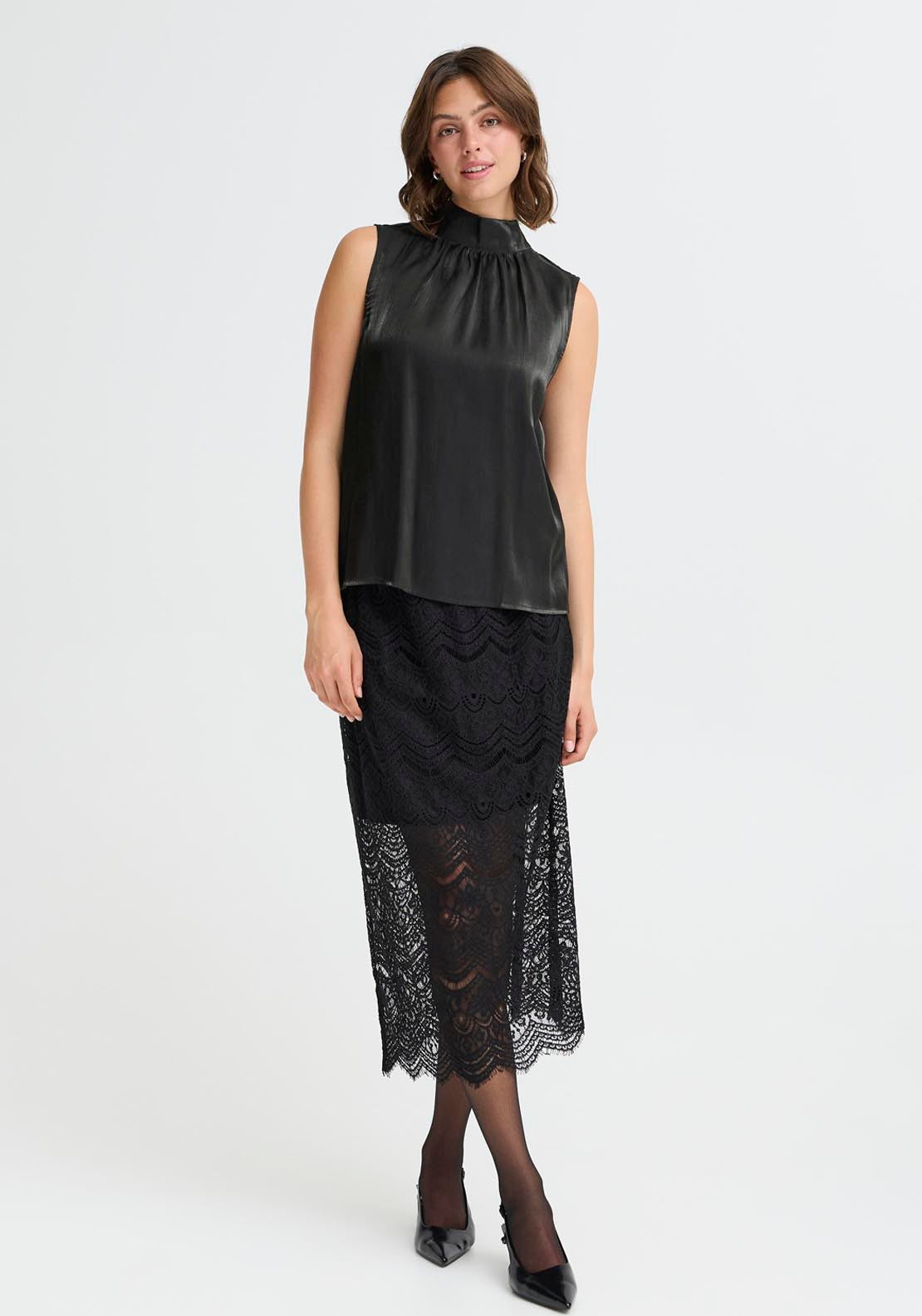 Fransa Yolanda Blouse - Meteorite 5 Shaws Department Stores