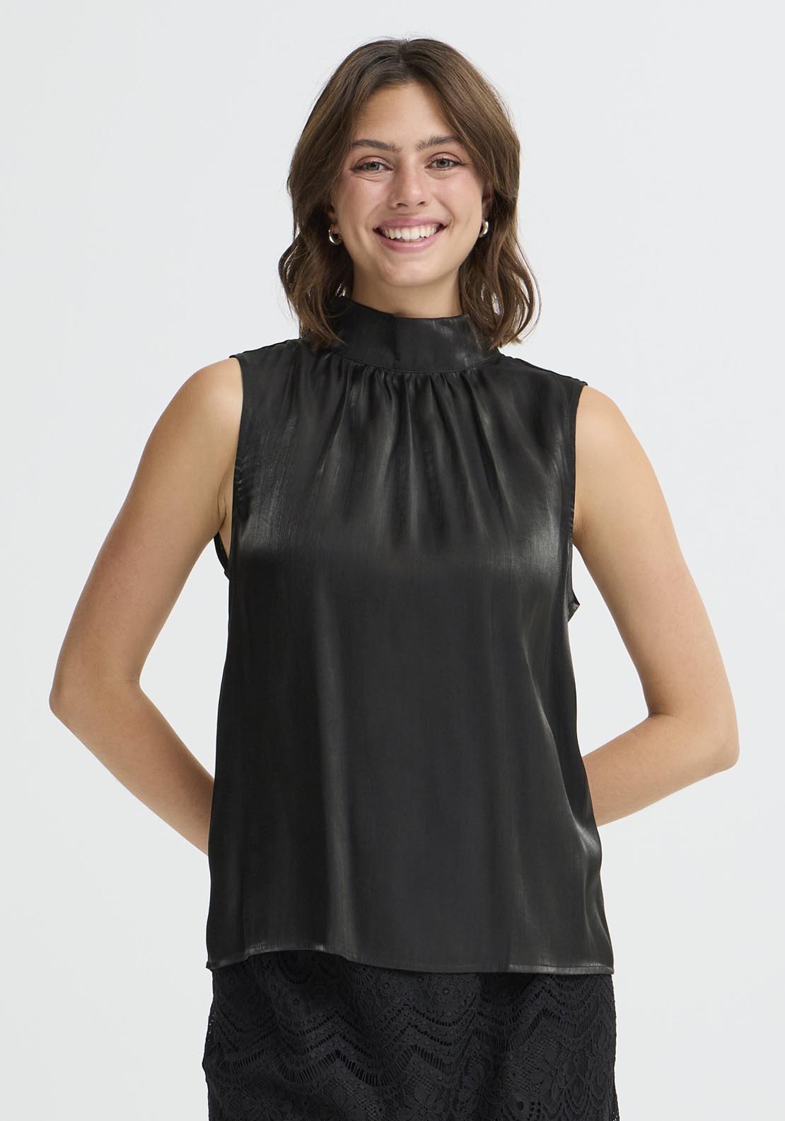 Fransa Yolanda Blouse - Meteorite 1 Shaws Department Stores