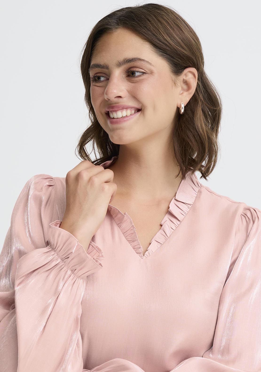 Fransa Yolanda Blouse - Purple 3 Shaws Department Stores