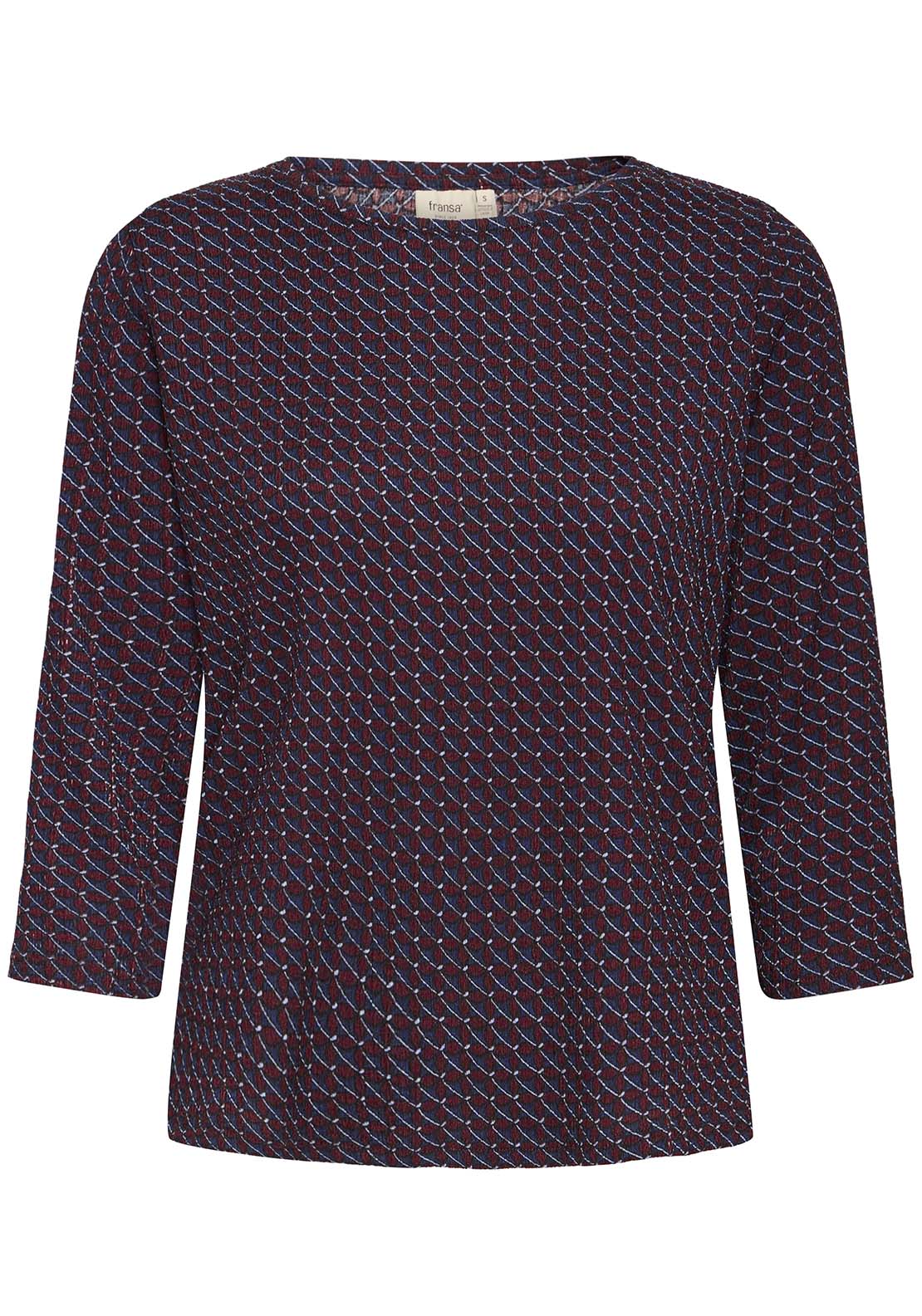 Mid Sleeve Tee - Nightsky Geo Flower