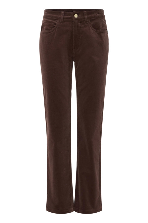 Straight Regular Trousers - Hot Fudge