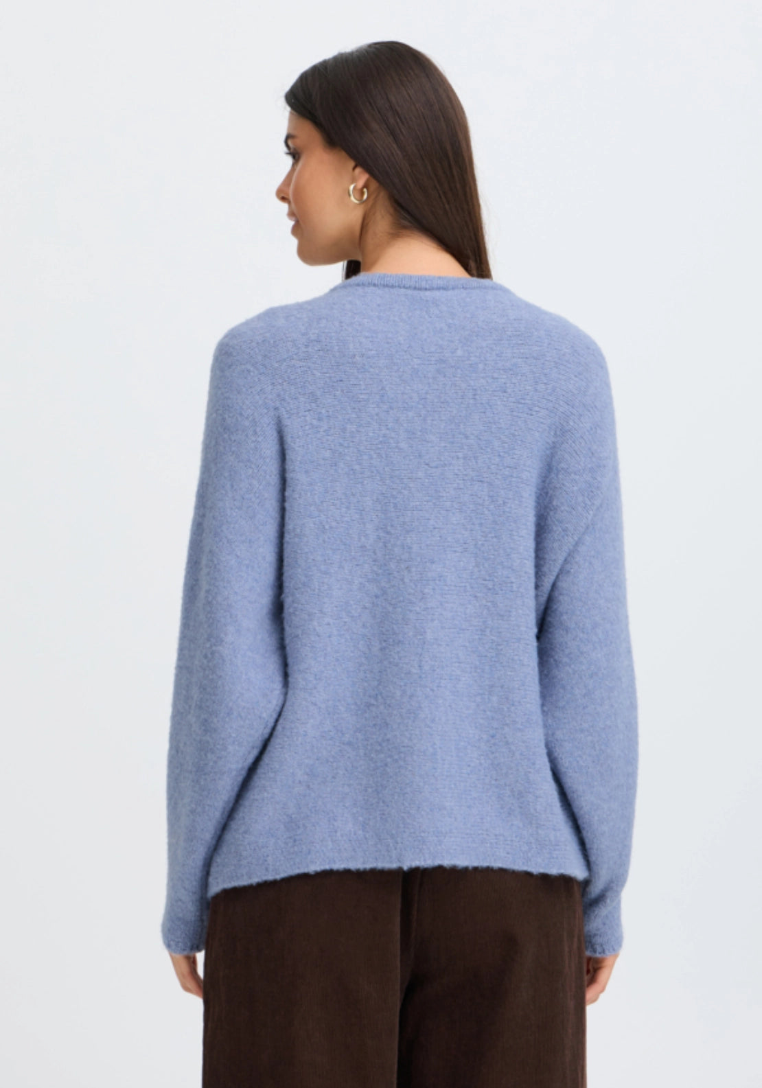 Lightweight Knit Top - Blue Blizzard Melange