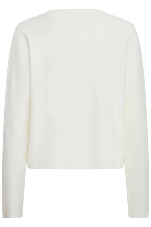 Bow Detail Cardigan - White