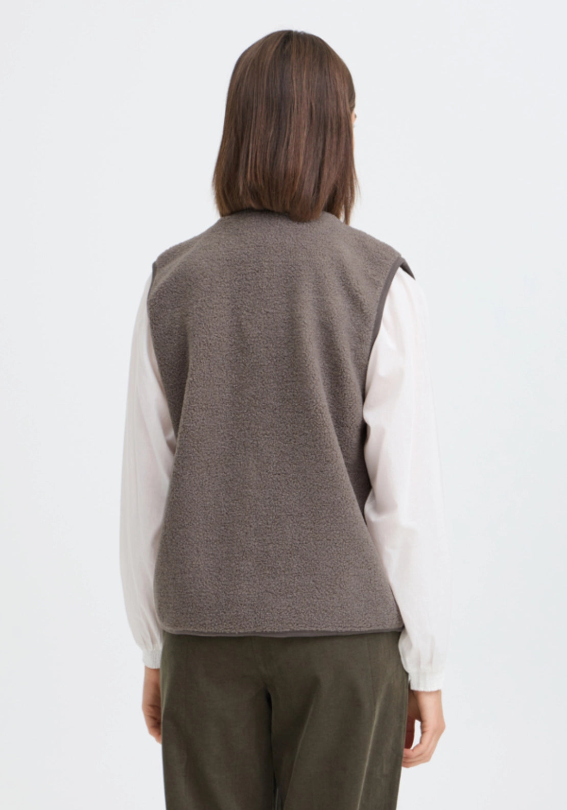 Teddy Waistcoat - Driftwood