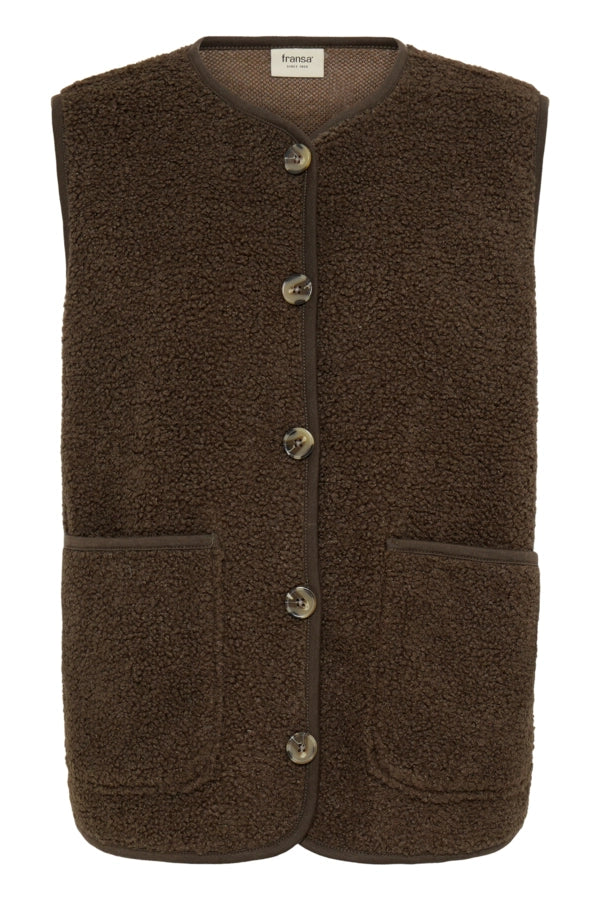 Teddy Waistcoat - Hot Fudge