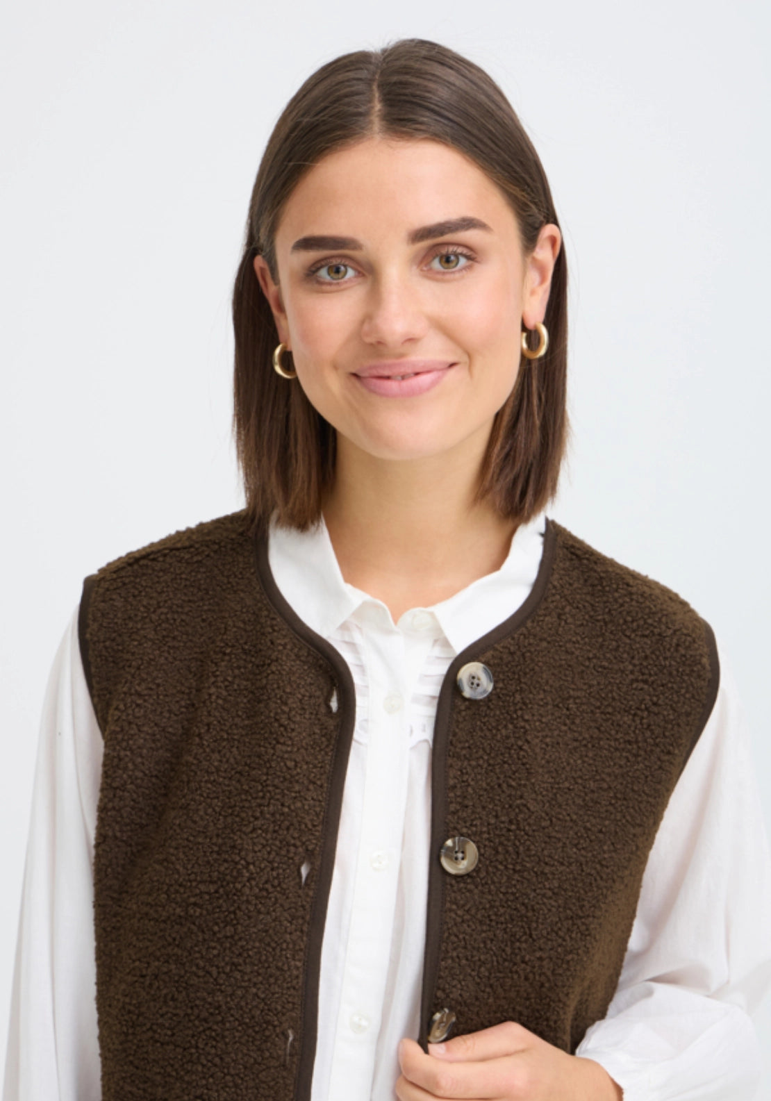 Teddy Waistcoat - Hot Fudge