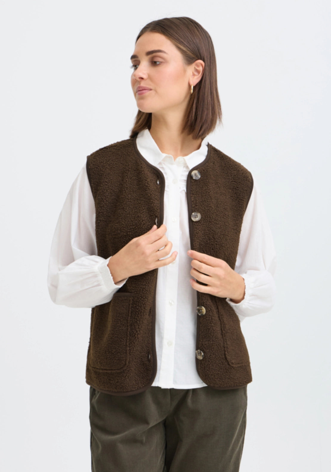 Teddy Waistcoat - Hot Fudge