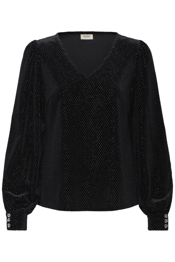 Shining Long Sleeve Top - Meteorite