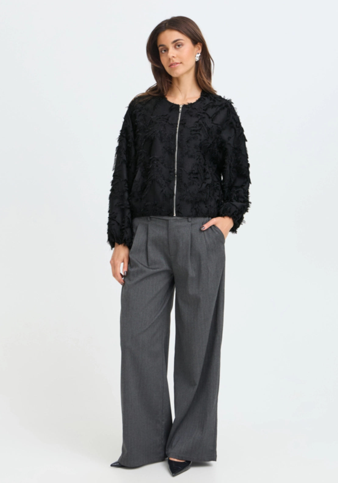Textured Jacket - Meteorite