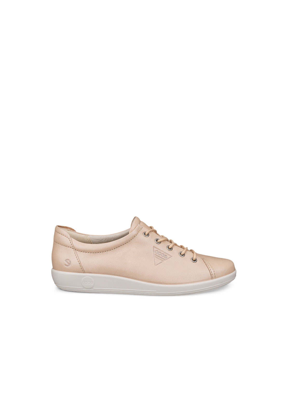 Ecco Soft 2 Casual Lace Shoe - Nature 1 Shaws Department Stores