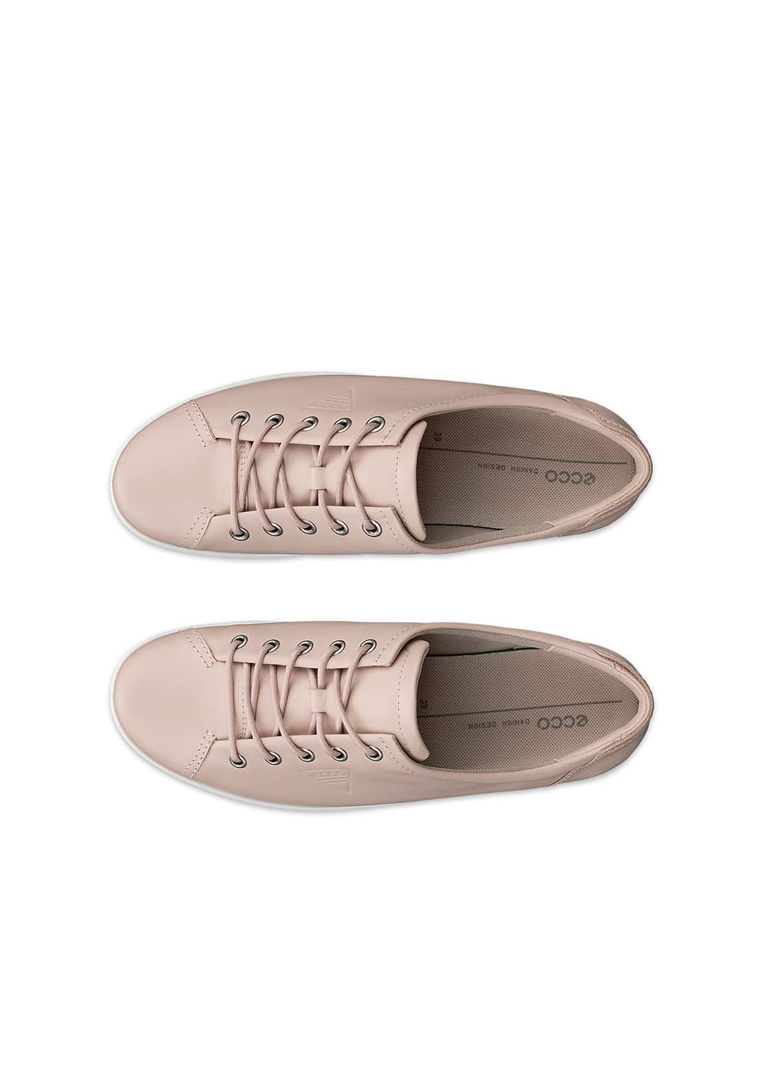 Ecco Soft 2 Casual Lace Shoe - Rose 3 Shaws Department Stores