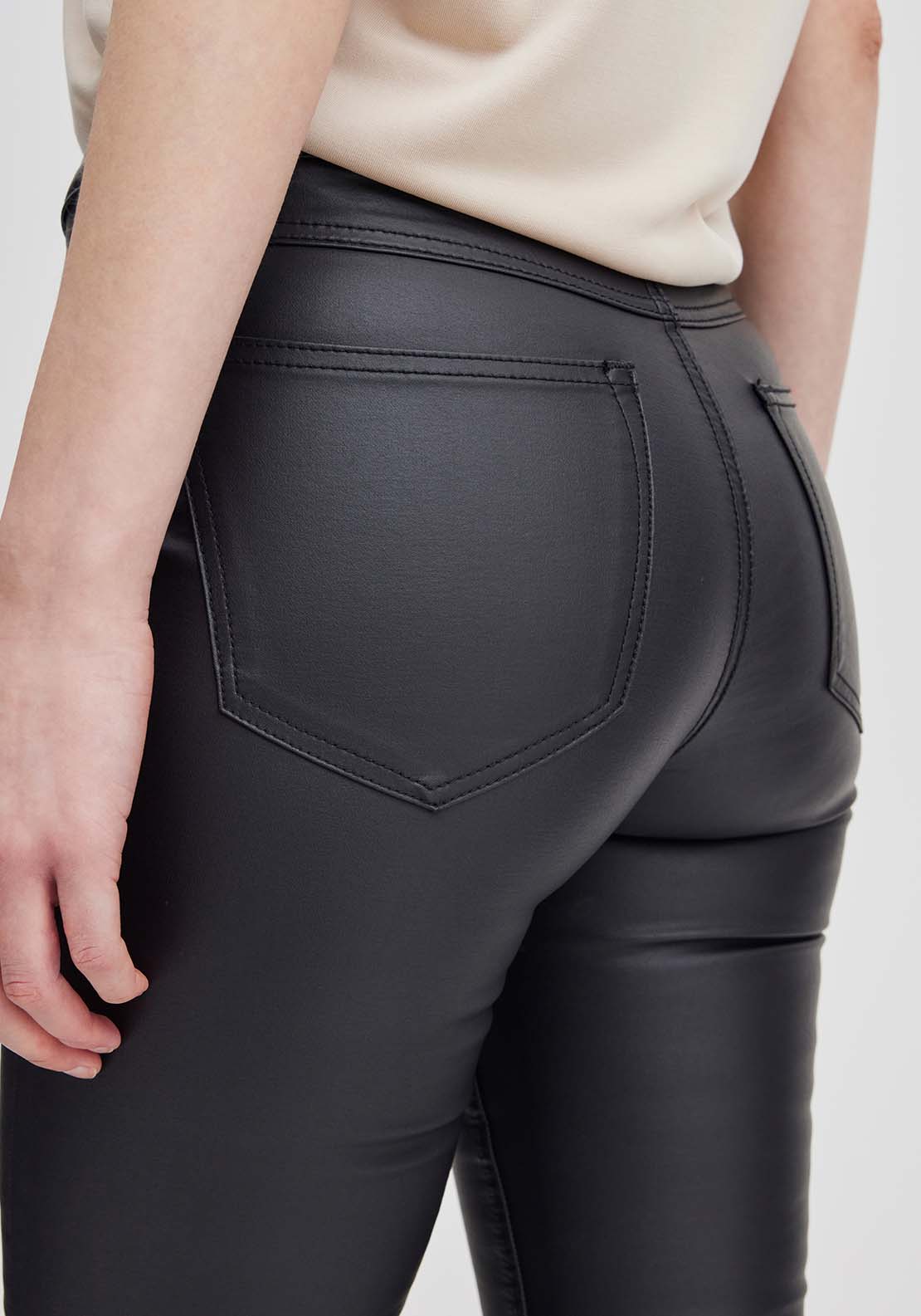 B Young Kiko Slim Jeans - Black 5 Shaws Department Stores