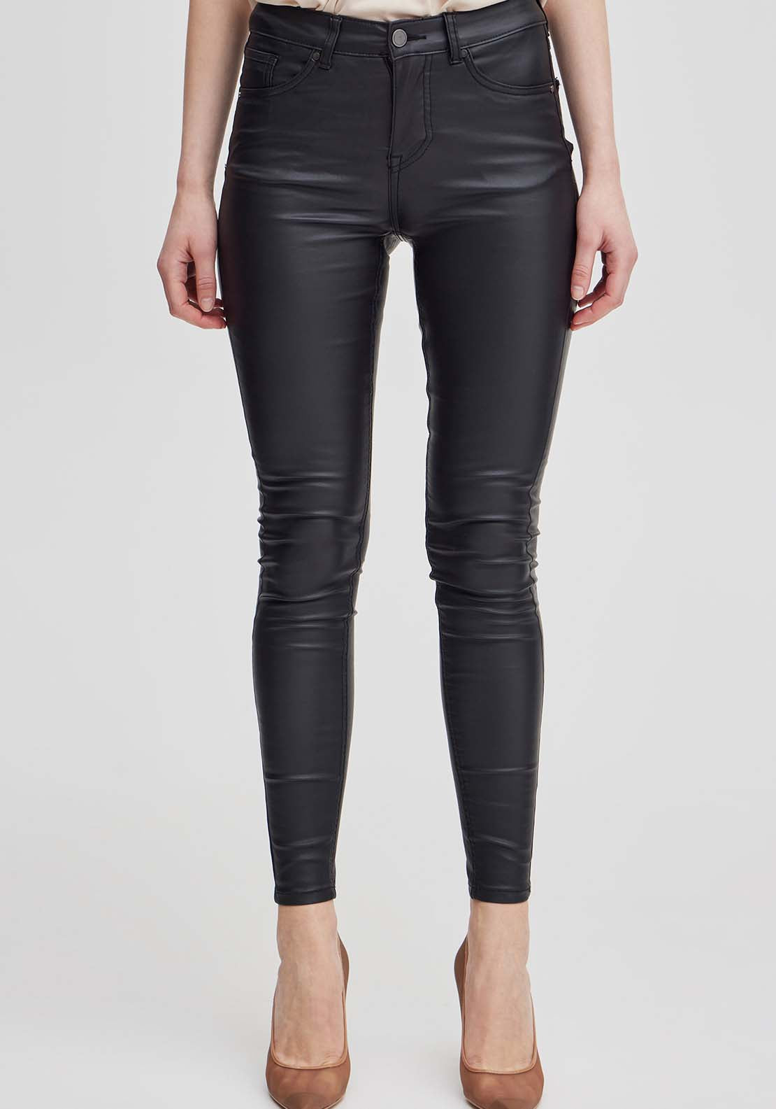 B Young Kiko Slim Jeans - Black 2 Shaws Department Stores