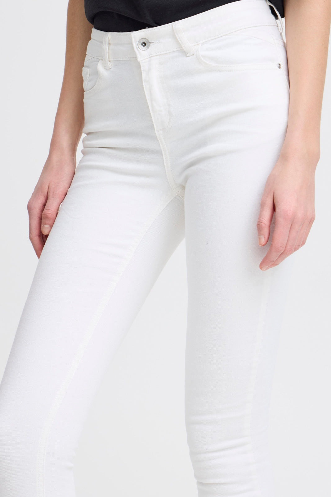 B.young Denim Jeans - White 2 Shaws Department Stores