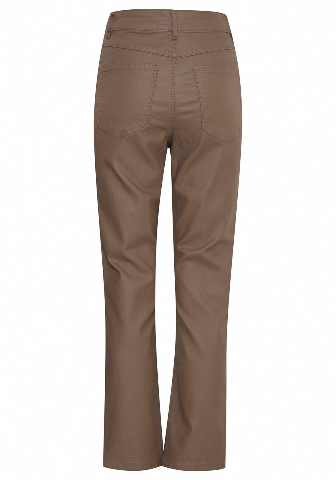 B Young Kiko Casual Trousers - Walnut 7 Shaws Department Stores