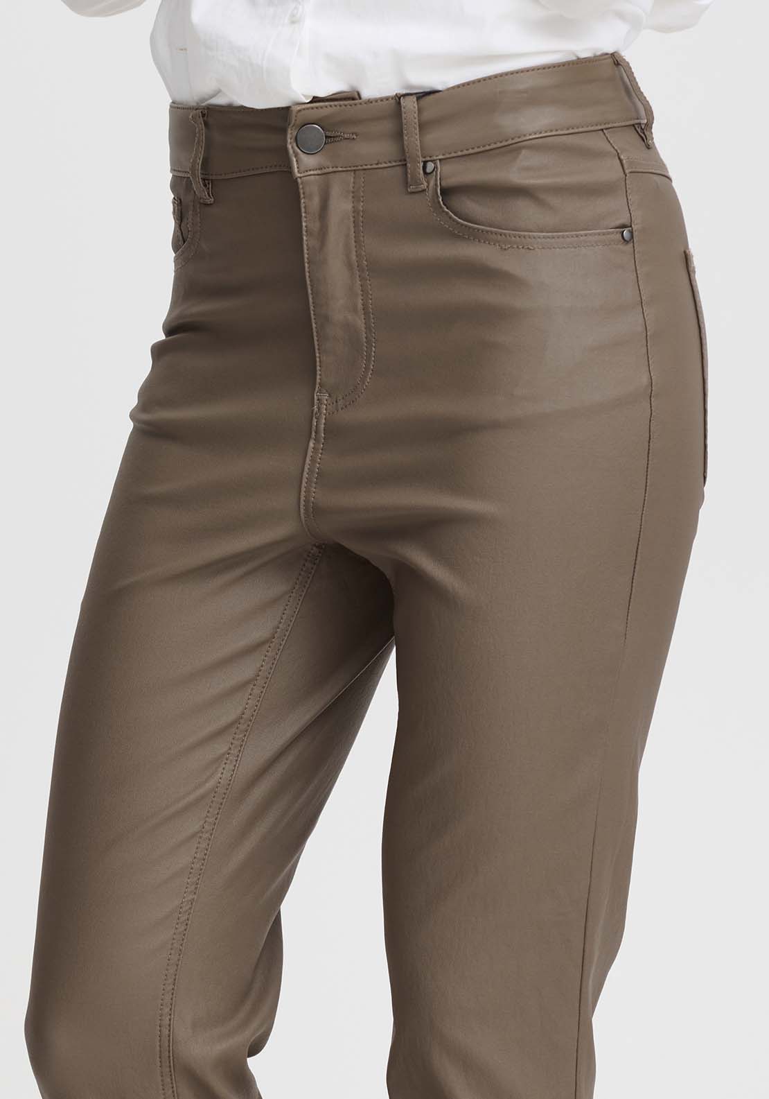 B Young Kiko Casual Trousers - Walnut 4 Shaws Department Stores