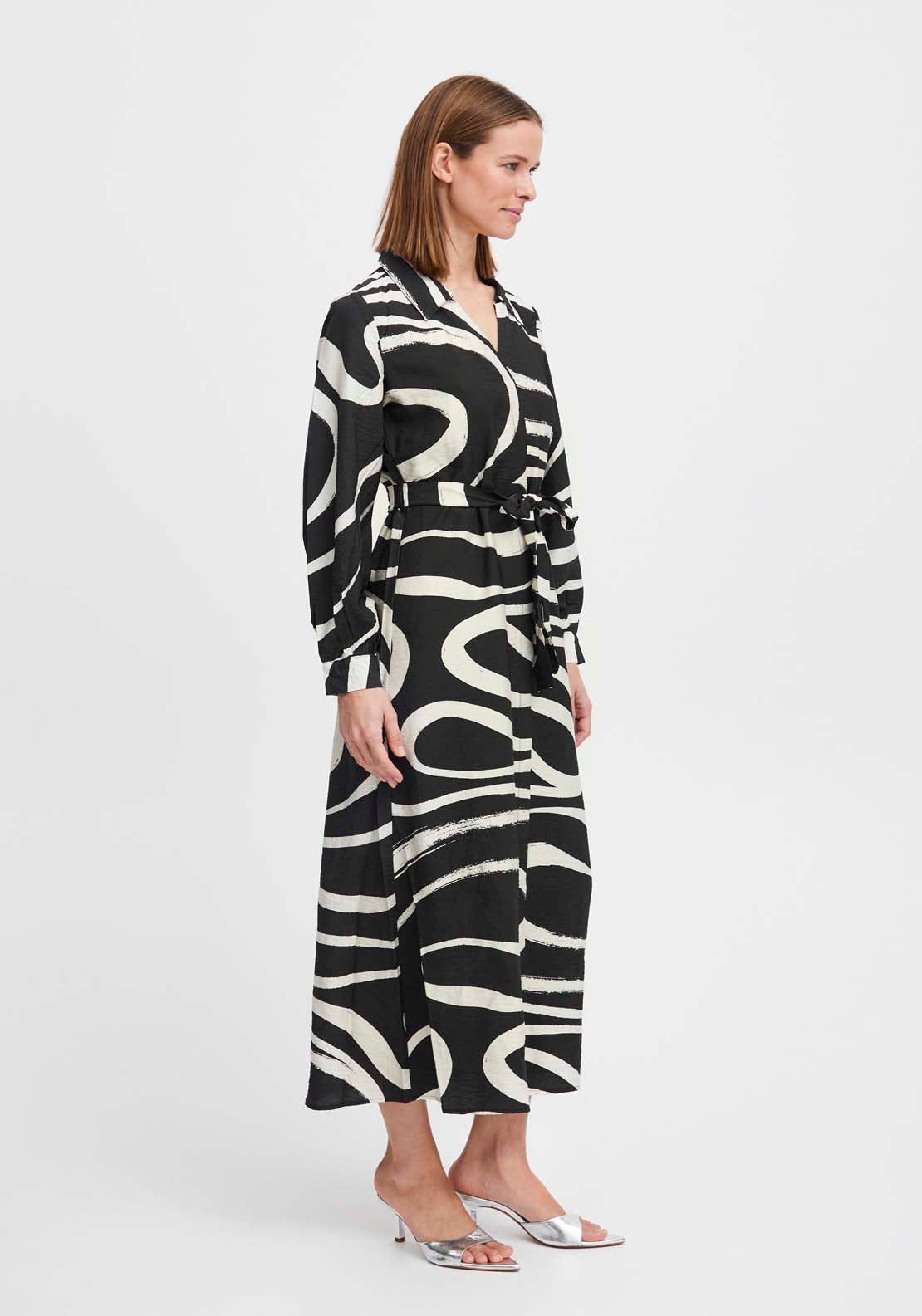 B.young Light Woven Dress - Black 2 Shaws Department Stores