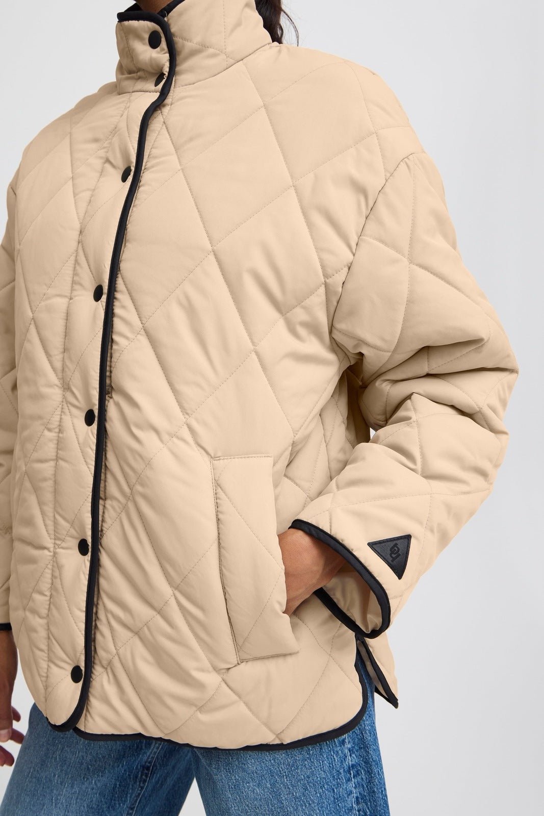 B Young Belis Long Sleeve Jacket - Humus 3 Shaws Department Stores