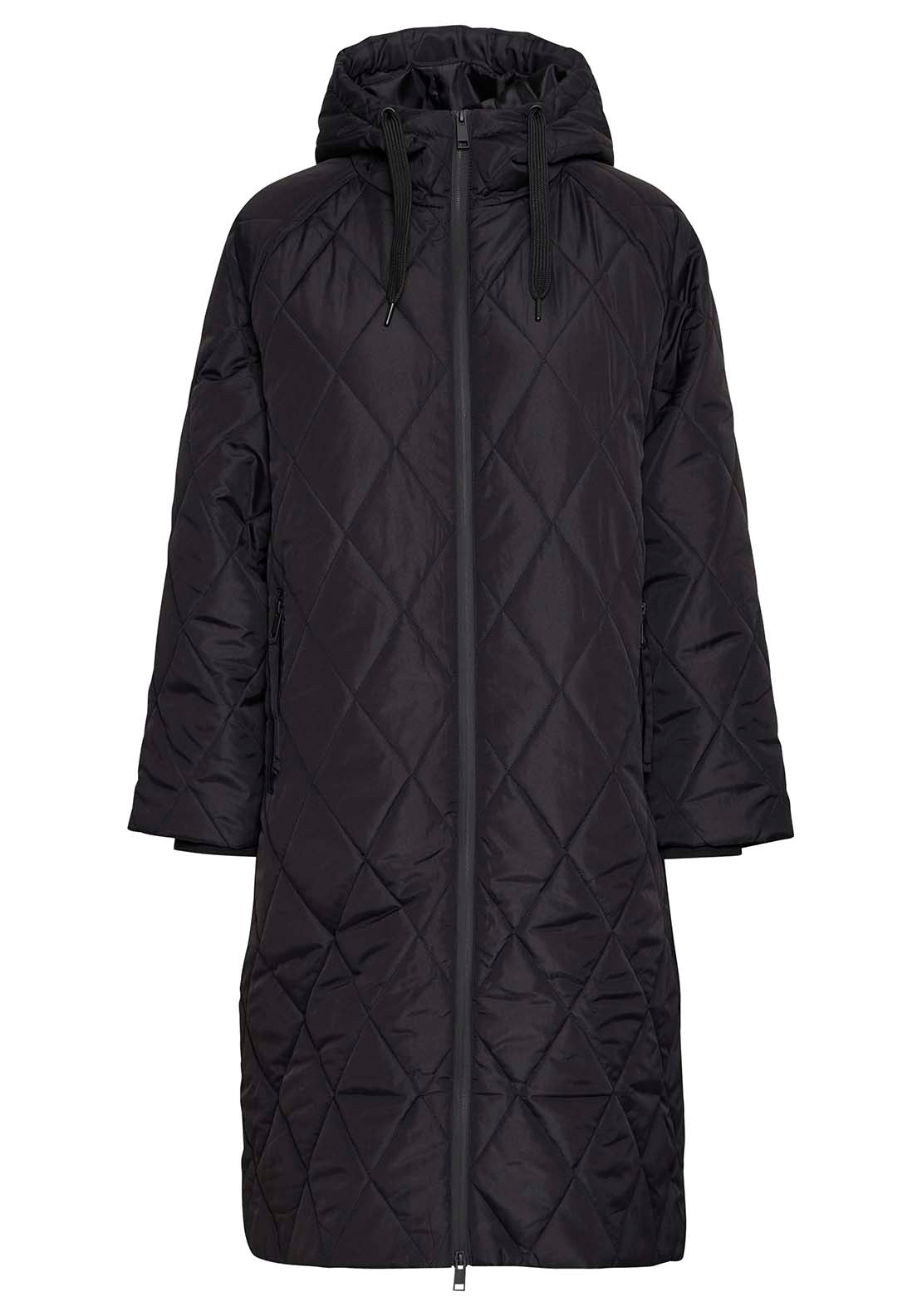 B Young Belis Long Sleeve Coat - Black 1 Shaws Department Stores