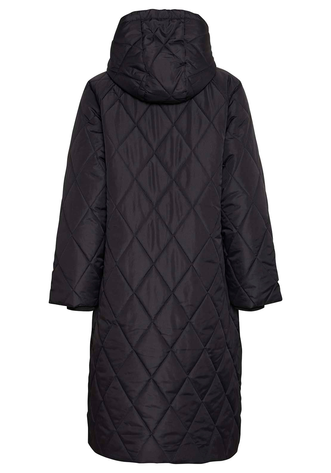 B Young Belis Long Sleeve Coat - Black 2 Shaws Department Stores