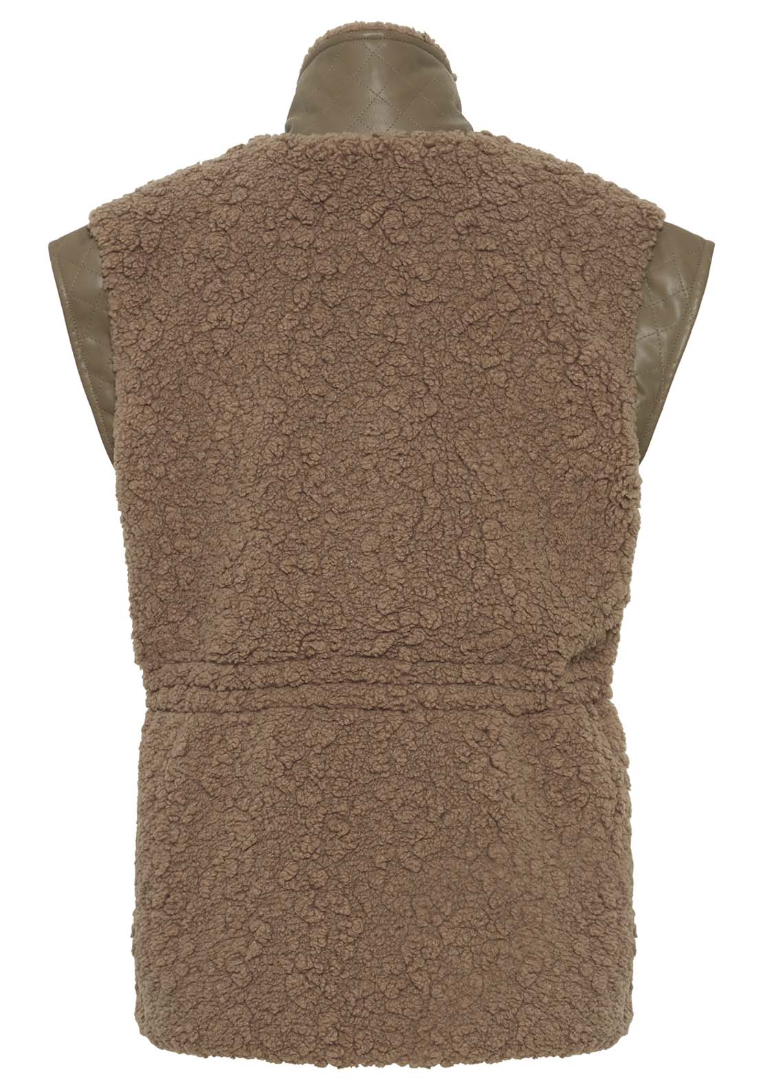 B Young Anamaj Waistcoat - Walnut 8 Shaws Department Stores