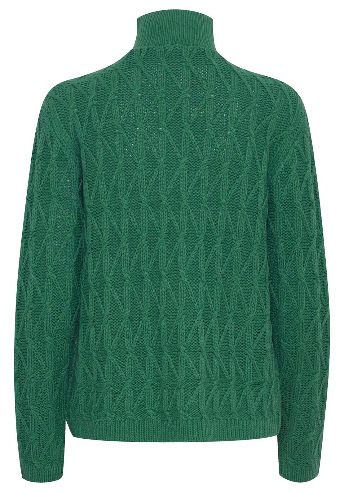 B Young Otinka Half Zip Jumper - Foliage Green 3 Shaws Department Stores