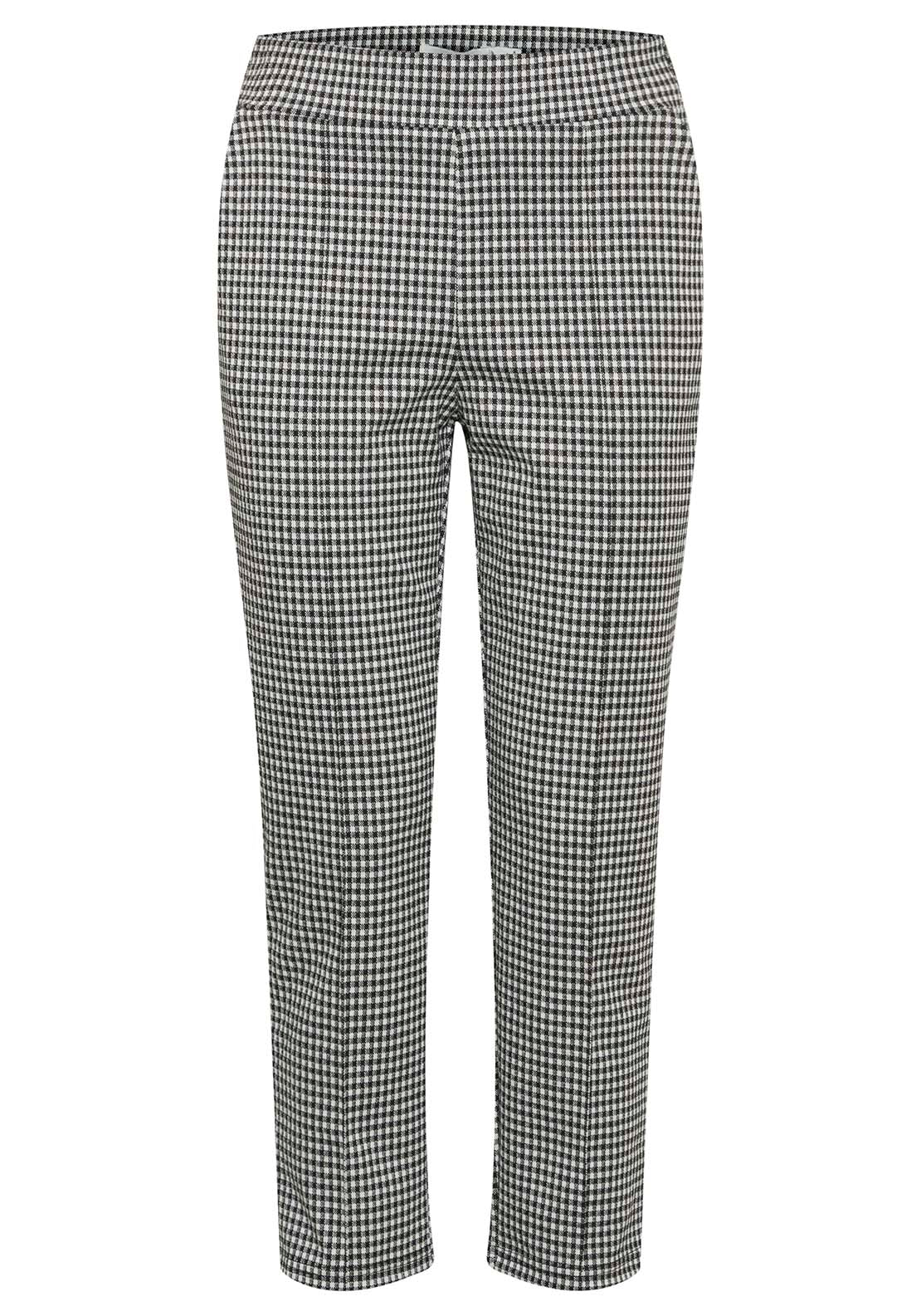 B Young Rowan Trousers - Marshmallow Mix 1 Shaws Department Stores