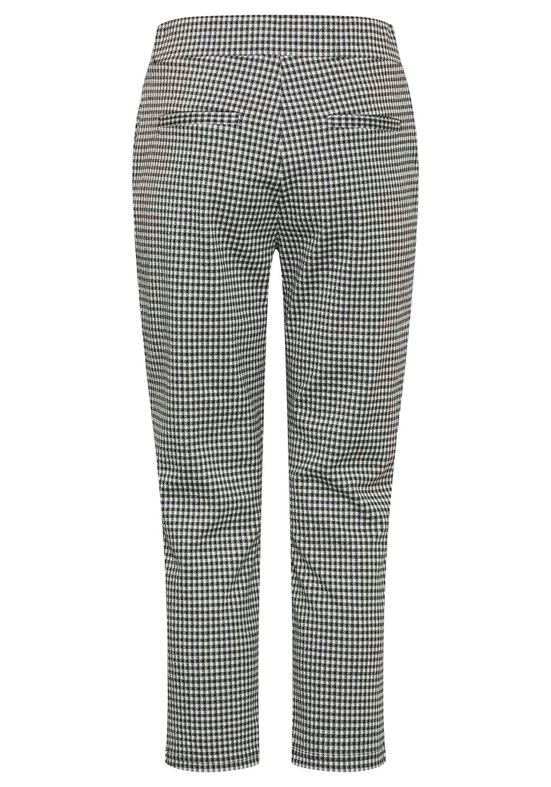 B Young Rowan Trousers - Marshmallow Mix 3 Shaws Department Stores