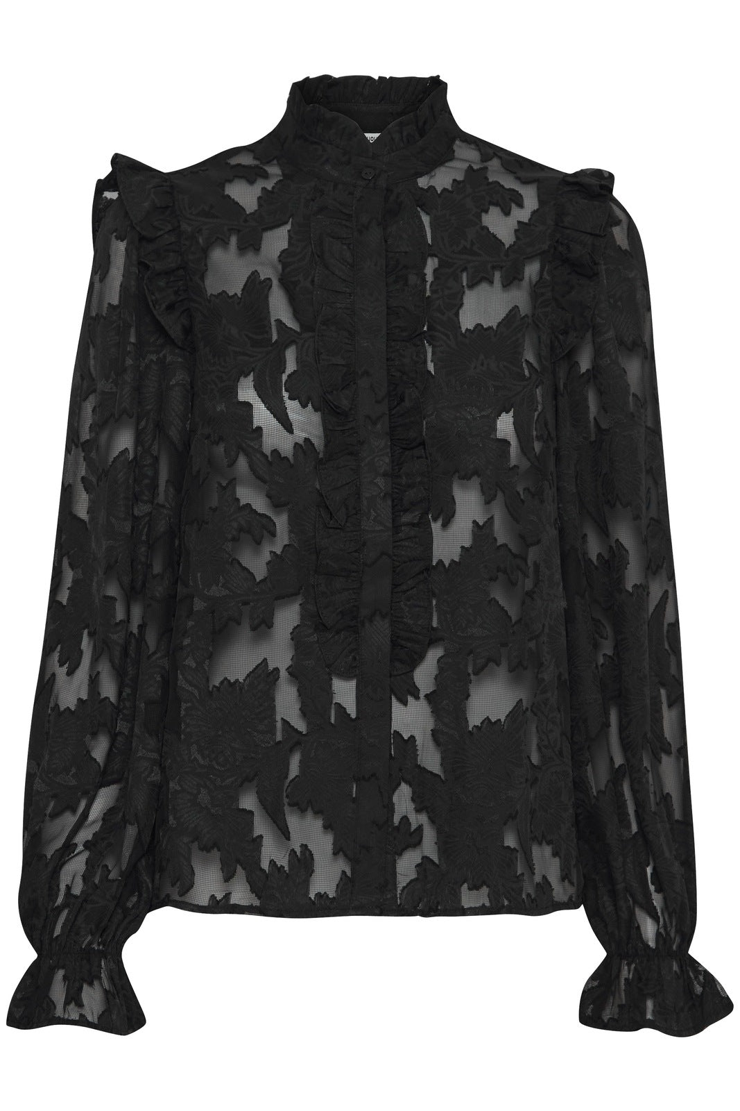 B Young Iflor Long Sleeve Shirt - Black 1 Shaws Department Stores