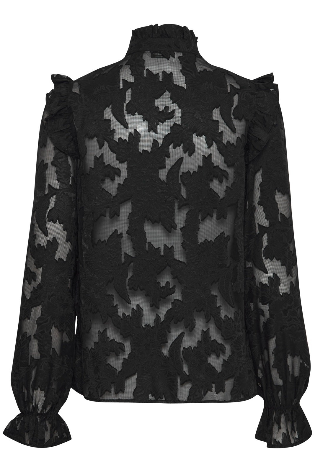 B Young Iflor Long Sleeve Shirt - Black 2 Shaws Department Stores