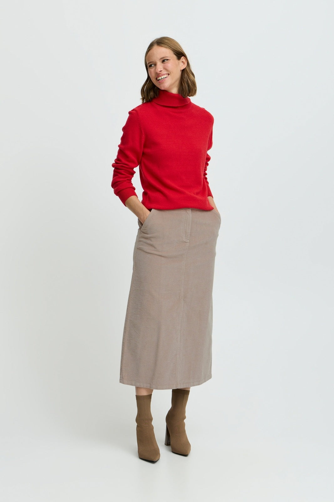 B Young Dasik Casual Skirt - String 1 Shaws Department Stores