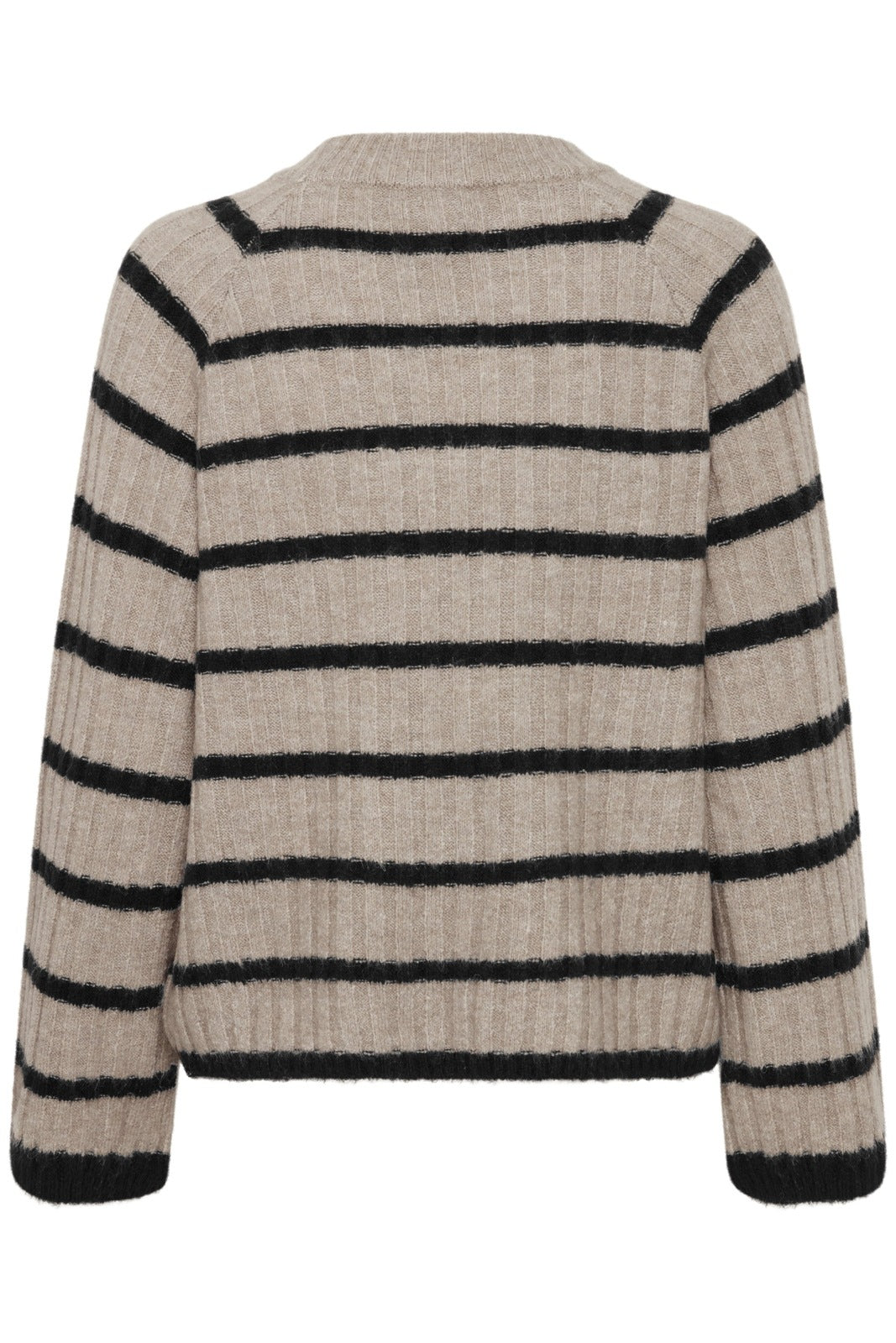 B Young Marianne Knit Jumper - String Mix 7 Shaws Department Stores