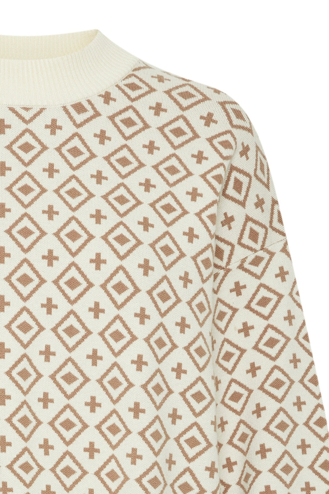 B Young Miran Knit Jumper - Sepia Tint Mix 8 Shaws Department Stores