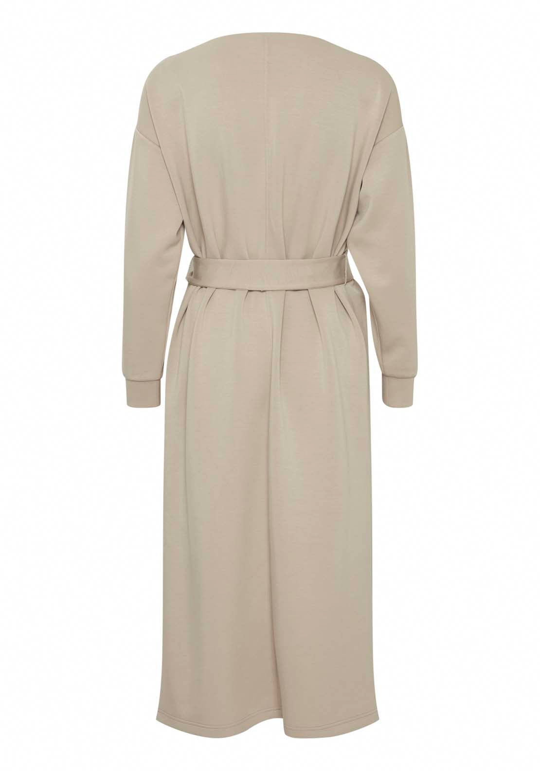 B Young Pusti Long Jersey Dress - String 3 Shaws Department Stores