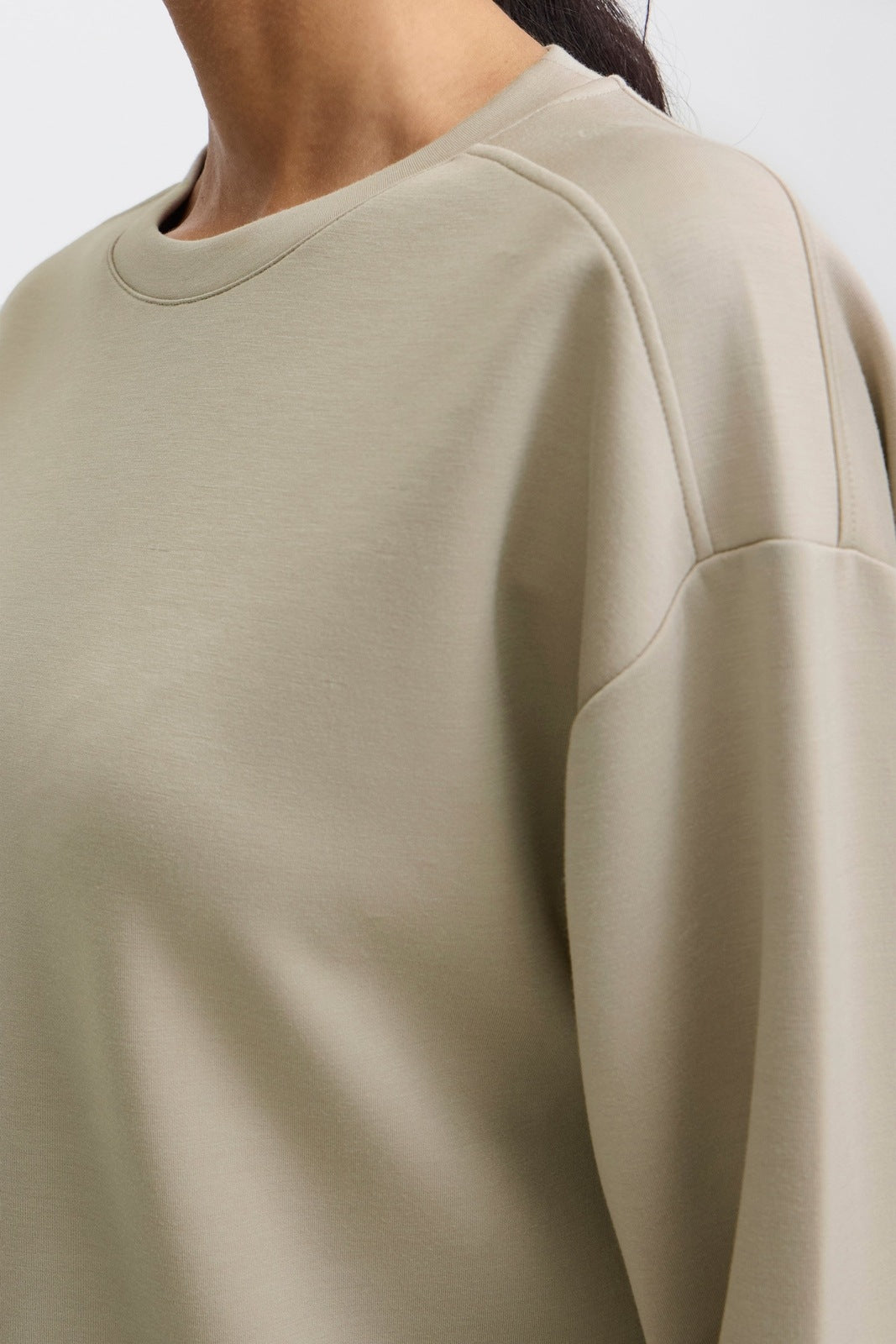 B Young Pusti Long Sleeve Top - String 5 Shaws Department Stores